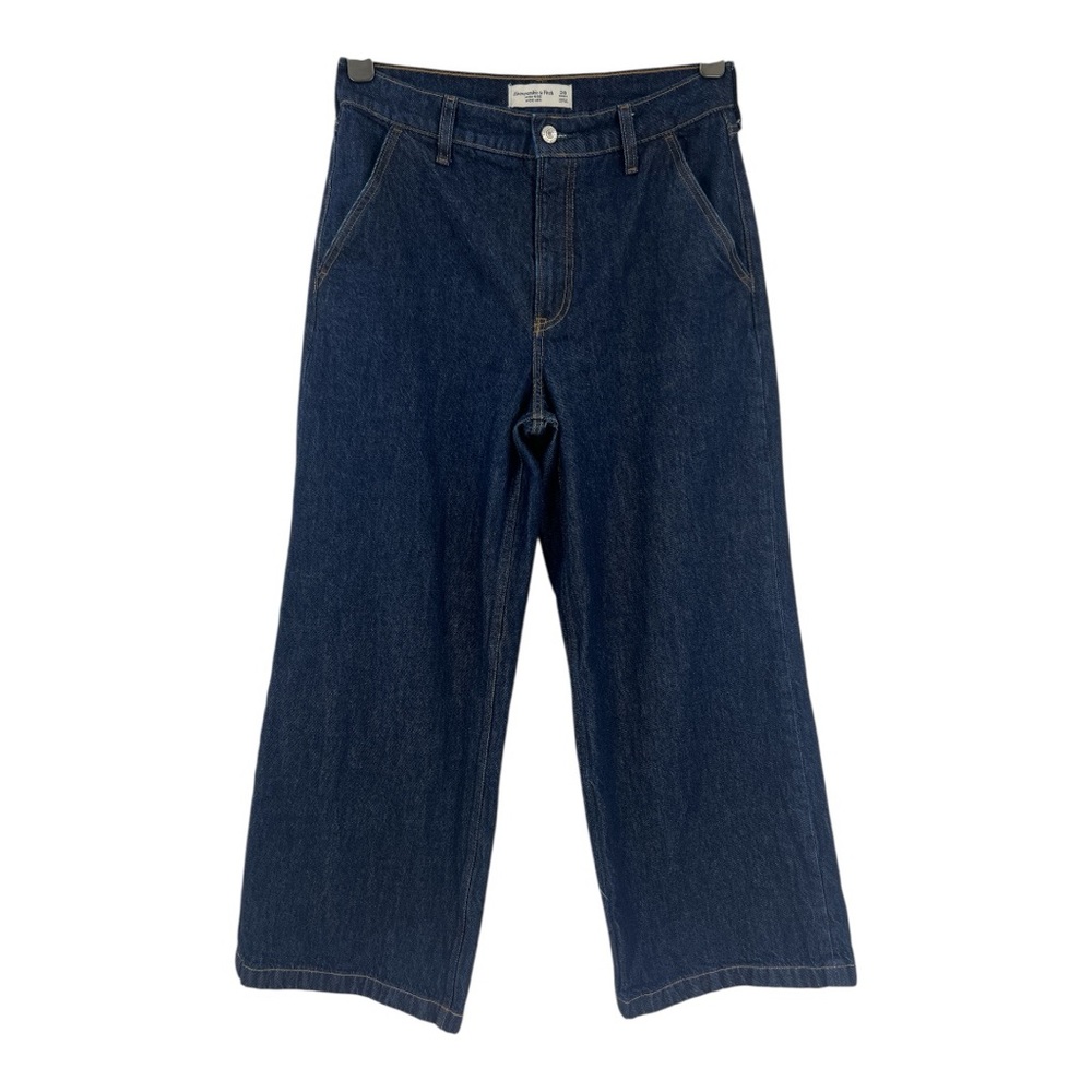 Abercrombie & Fitch High Rise Wide Leg Jean SZ 28 New - Picture 3 of 9